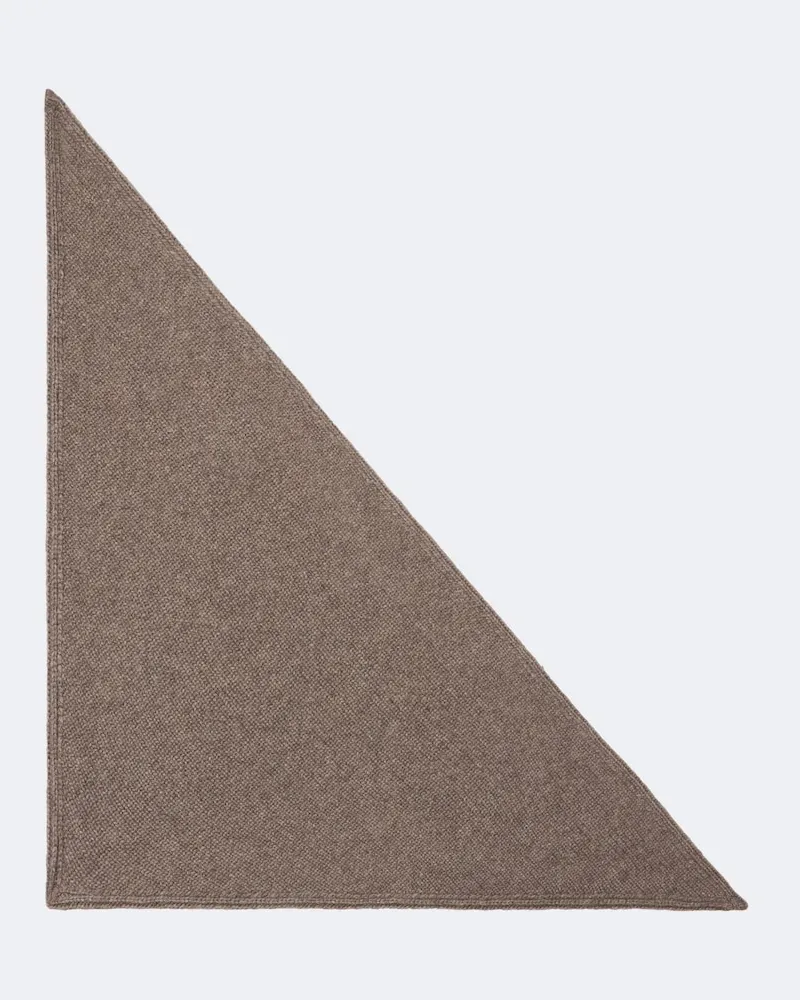 The Row Sciarpa Pyrite in cashmere Marrone