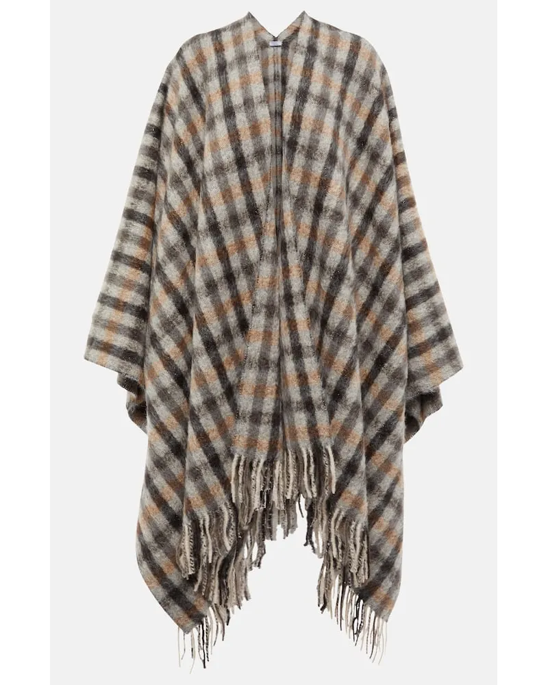 Brunello Cucinelli Scialle in misto lana Beige