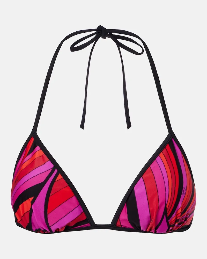 Emilio Pucci Top bikini Iride Multicolore