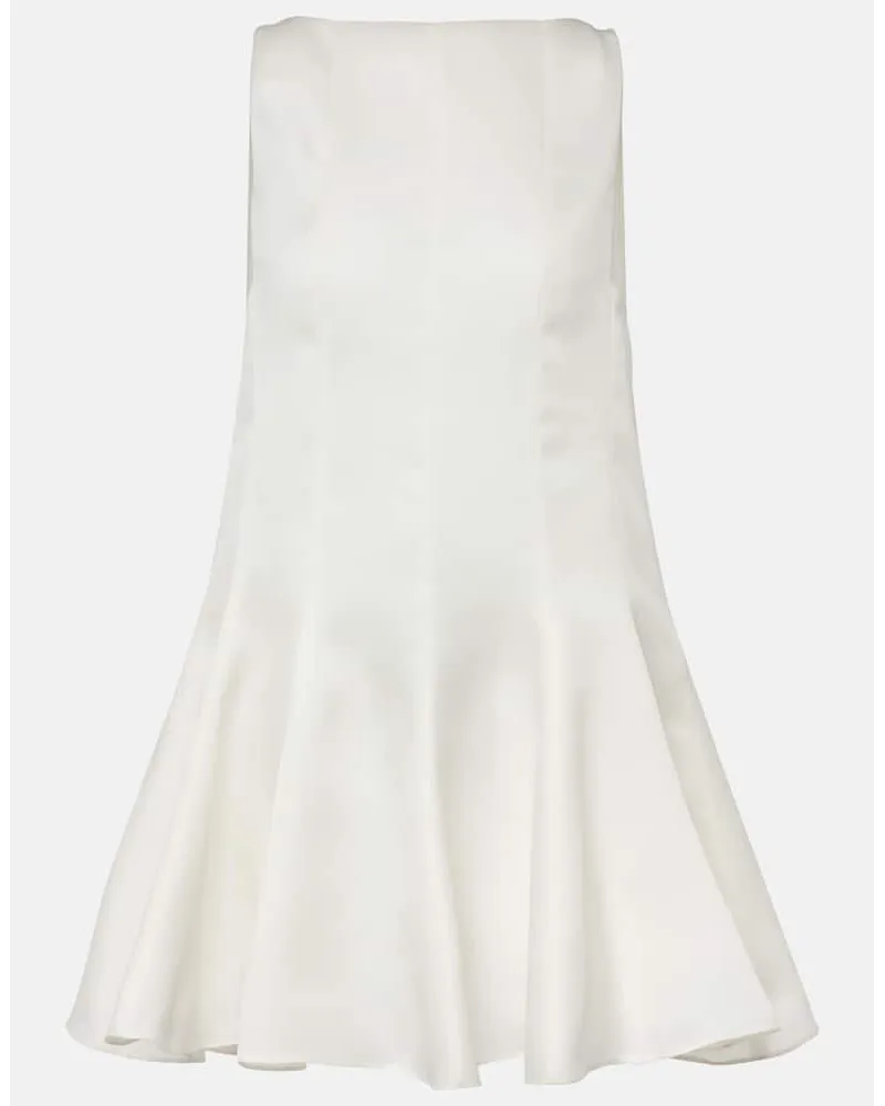 KHAITE Miniabito Mags in seta Bianco