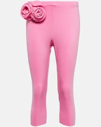 Magda Butrym Leggings con applicazioni Rosa