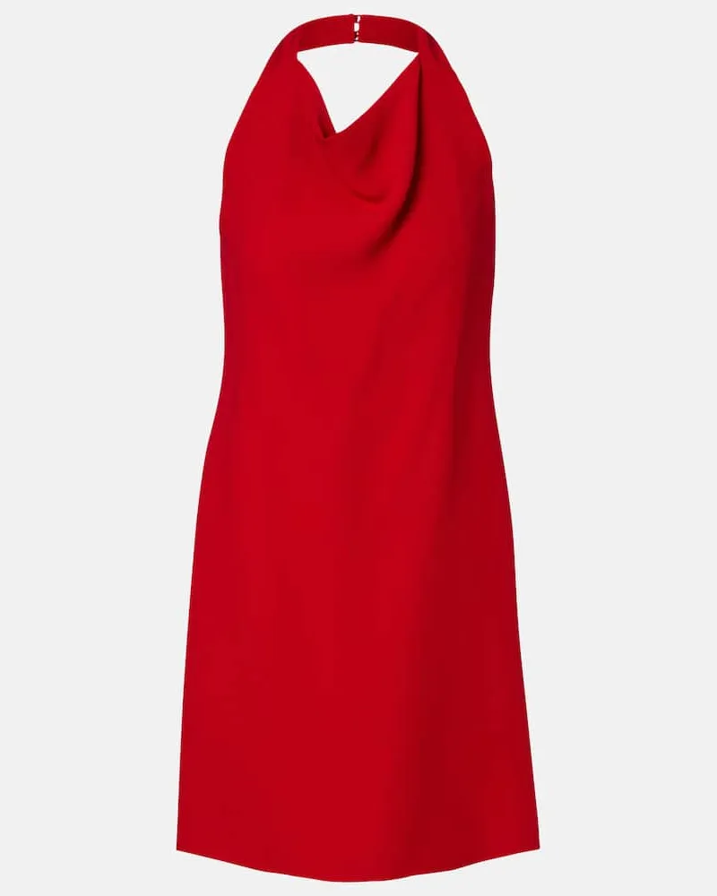 Valentino Garavani Abito corto in seta Rosso