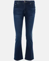 Adriano Goldschmied Jeans flared Jodi Crop a vita alta Blu