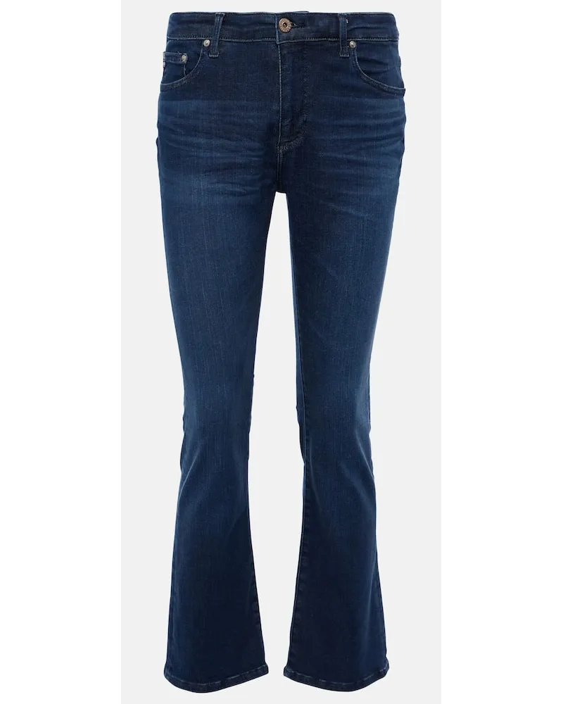 Adriano Goldschmied Jeans flared Jodi Crop a vita alta Blu