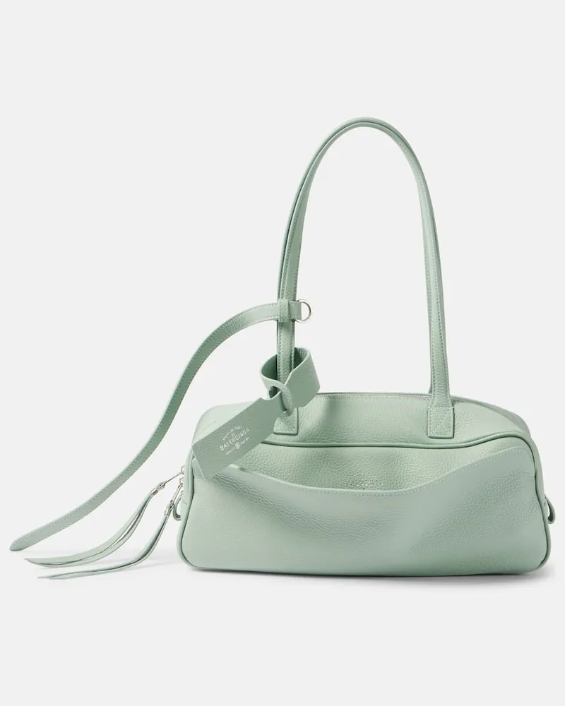 Balenciaga Borsa a spalla Carrie Small in pelle Verde
