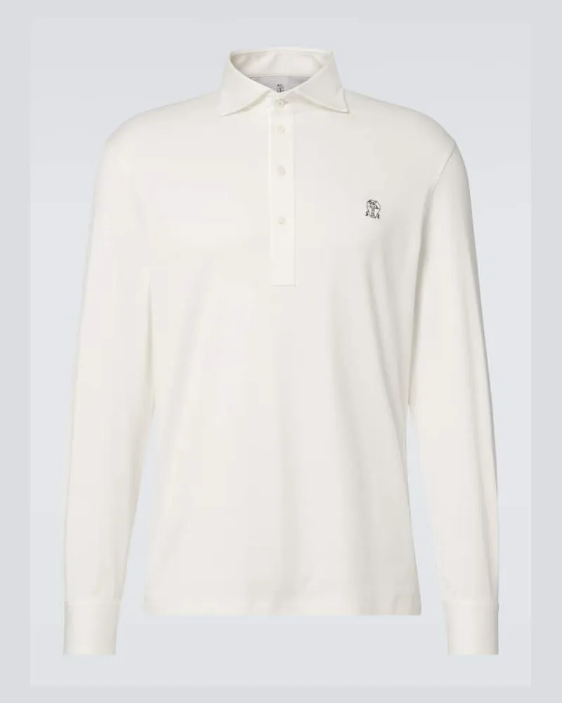 Brunello Cucinelli Polo in cotone Bianco