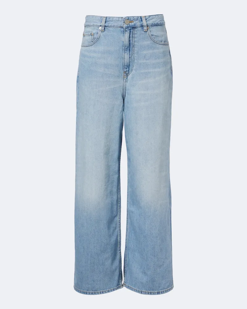 Ganni Jeans Marri a gamba larga Blu