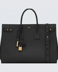 Saint Laurent Borsa Sac De Jour Thin Large in pelle Nero