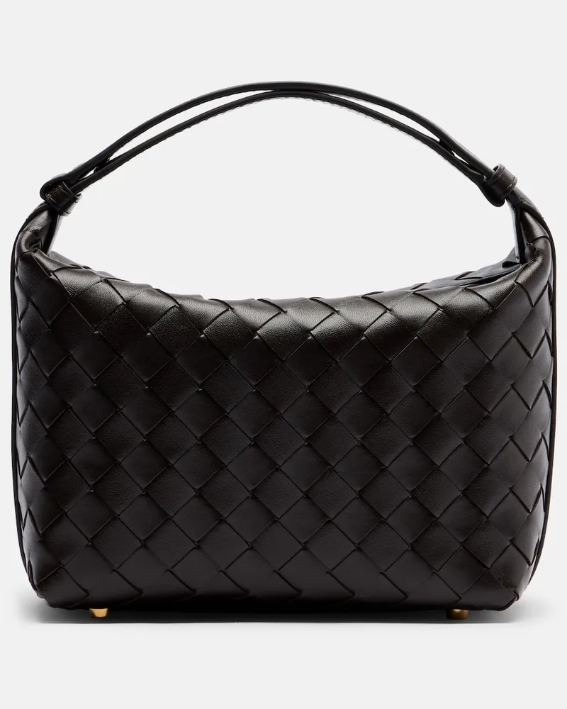 Bottega Veneta Borsa Wallace Mini in pelle Marrone