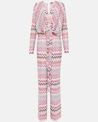 Missoni Jumpsuit in lamé a zig-zag Multicolore