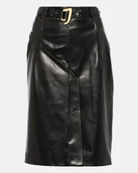 Tom Ford Gonna midi in pelle Nero