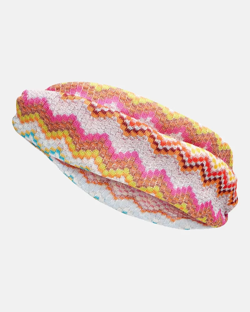 Missoni Fascia per capelli a zig-zag Multicolore