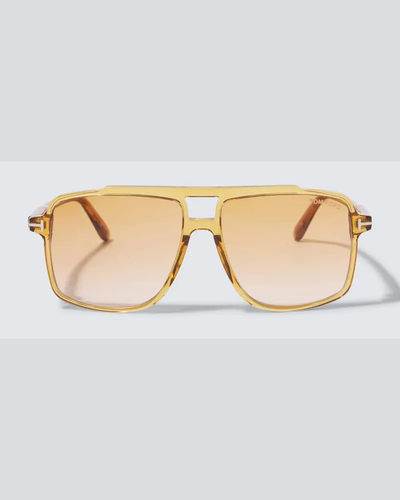 Tom Ford Occhiali da sole aviator Kemp Giallo