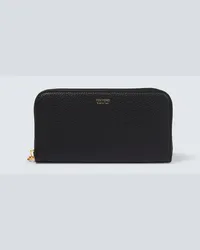 Tom Ford Portafoglio in pelle con logo Nero