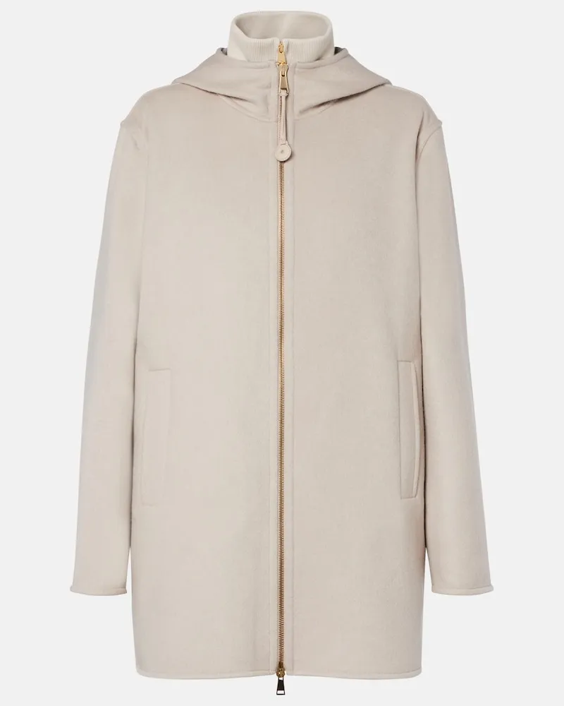Moncler Giacca Hemiptere in lana e cashmere Beige