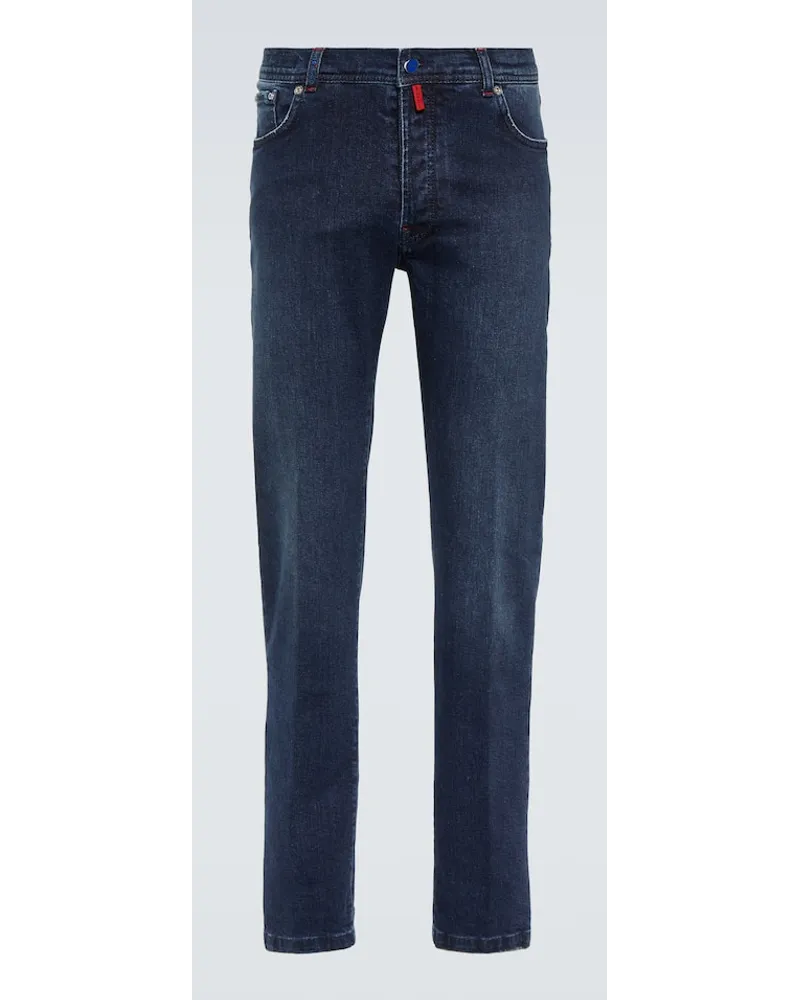 Kiton Jeans regular Blu