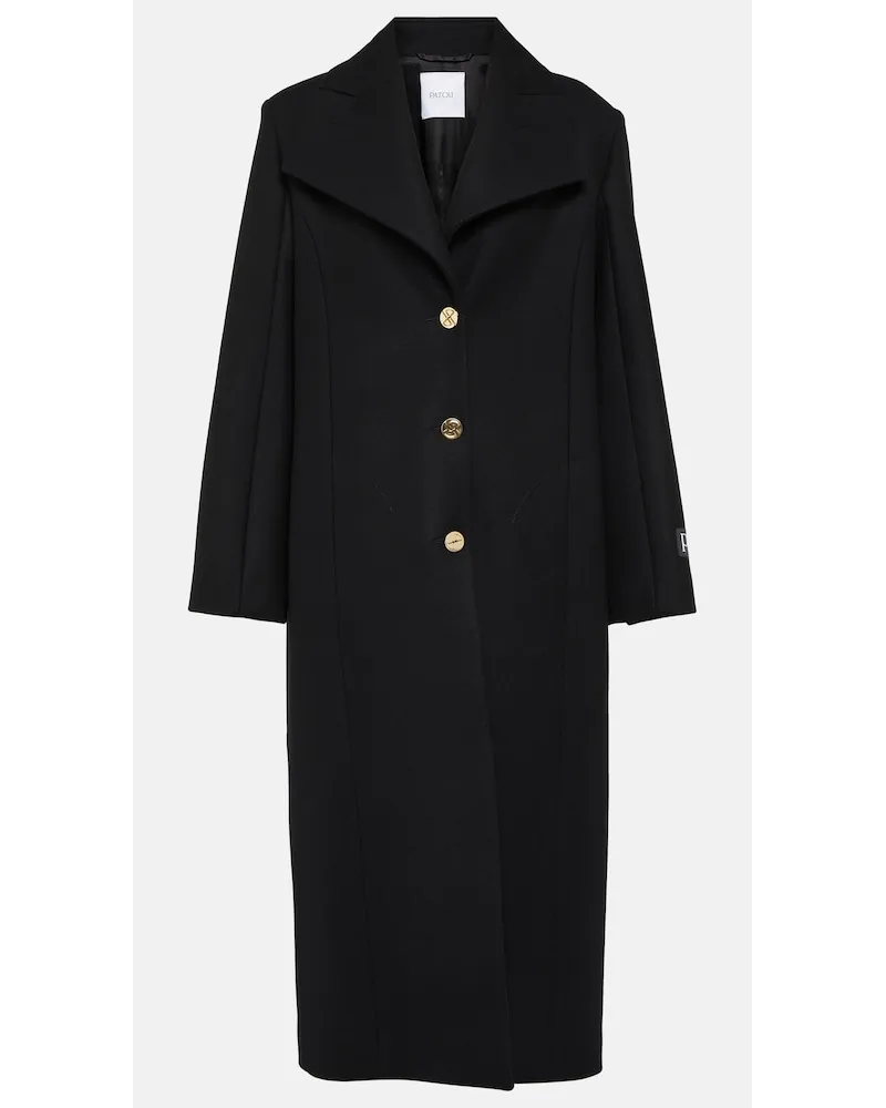 Patou Cappotto in misto lana Nero