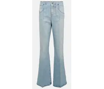 Jeans flared in cotone