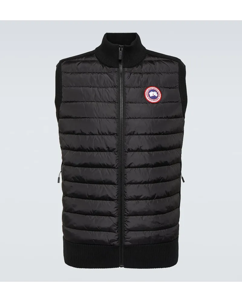Canada Goose Gilet imbottito HyBridge in lana Nero