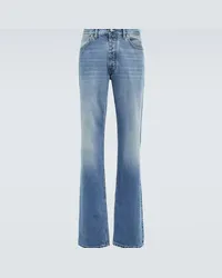 Maison Margiela Jeans regular a vita media Blu