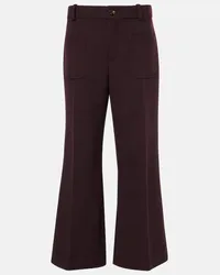 Chloé Chloé Pantaloni culottes in lana Marrone