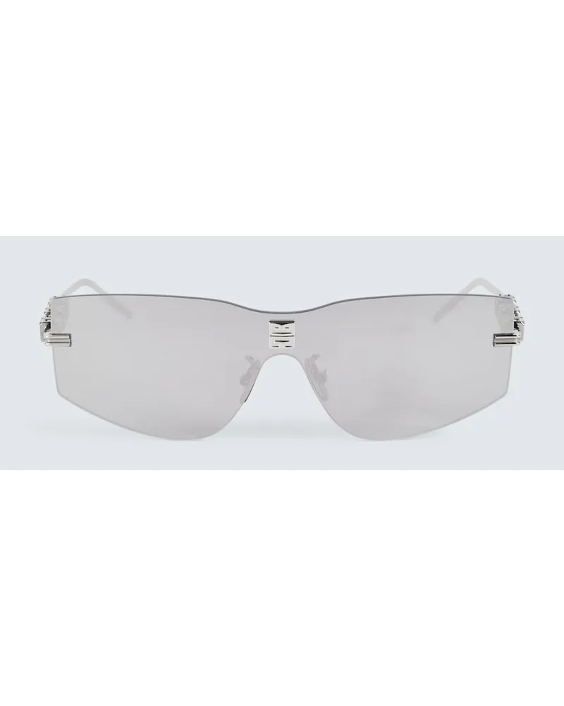 Givenchy Occhiali da sole rettangolari 4Gem Grigio