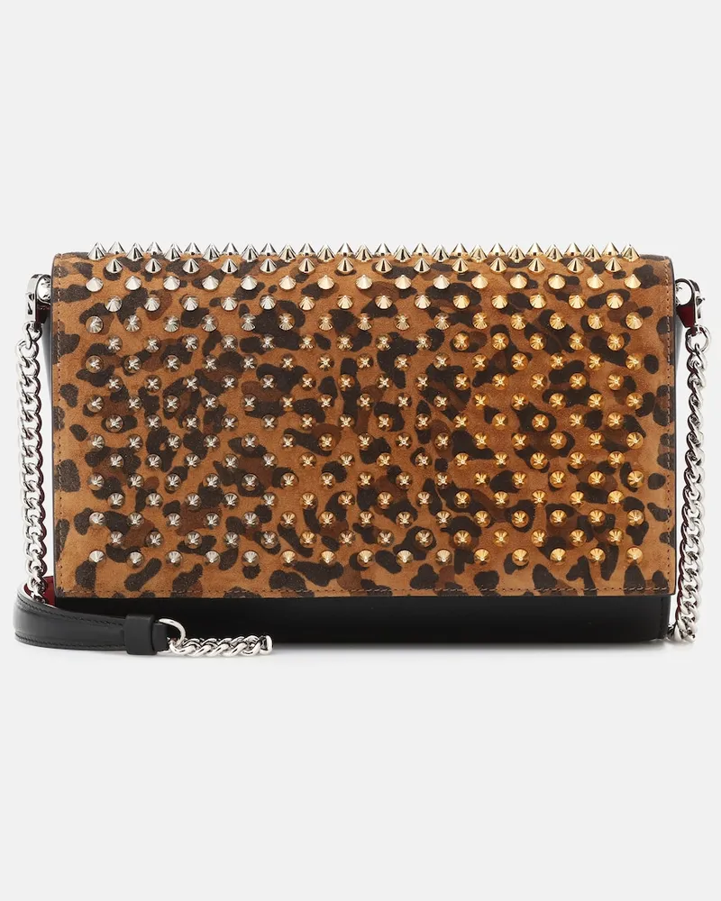 Christian Louboutin Borsa a spalla Paloma con borchie Multicolore
