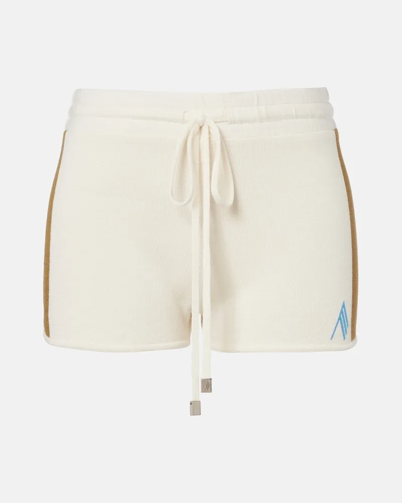 ATTICO Shorts in cotone Bianco