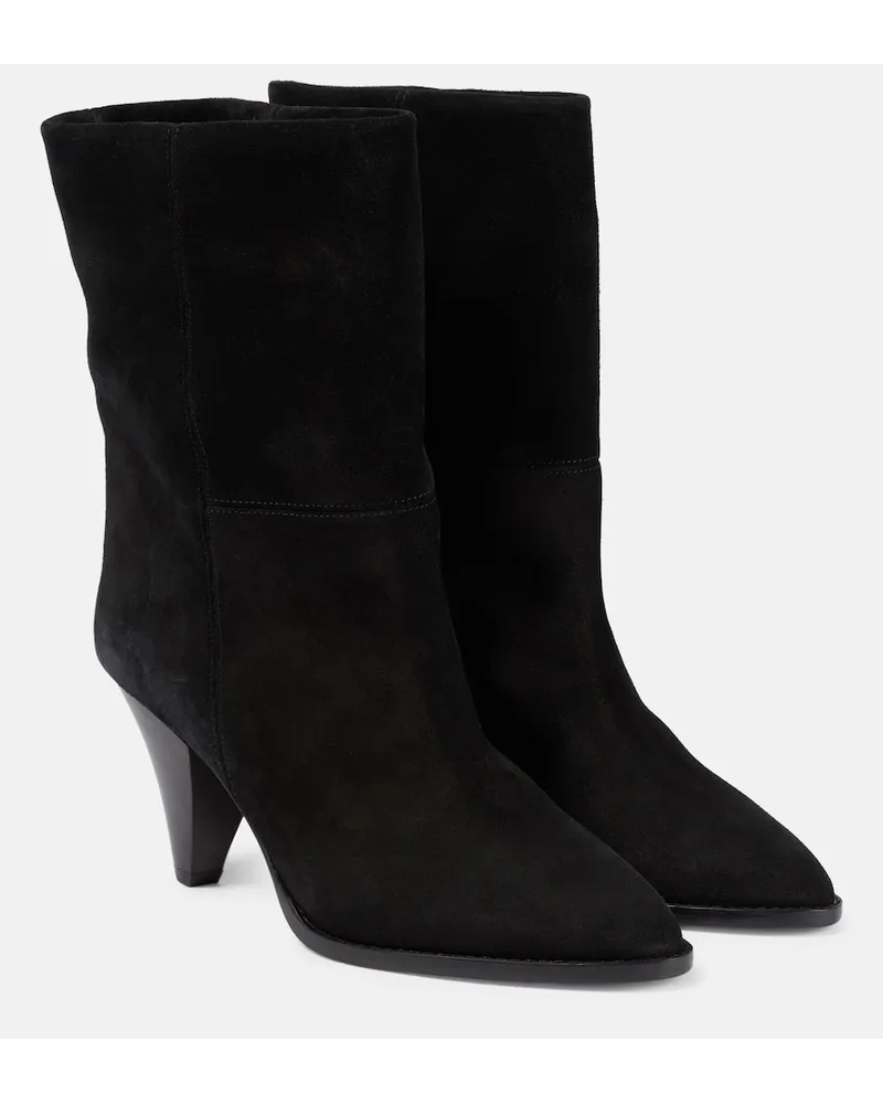 Isabel Marant Stivaletti Rouxa in suede Nero