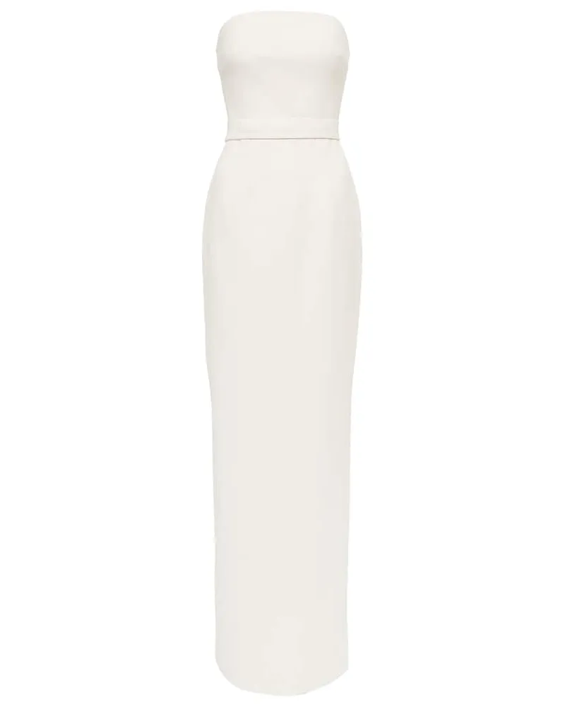 Safiyaa Bridal - Abito lungo Azrael Bianco