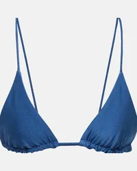 JADE SWIM Top bikini a triangolo Via Blu