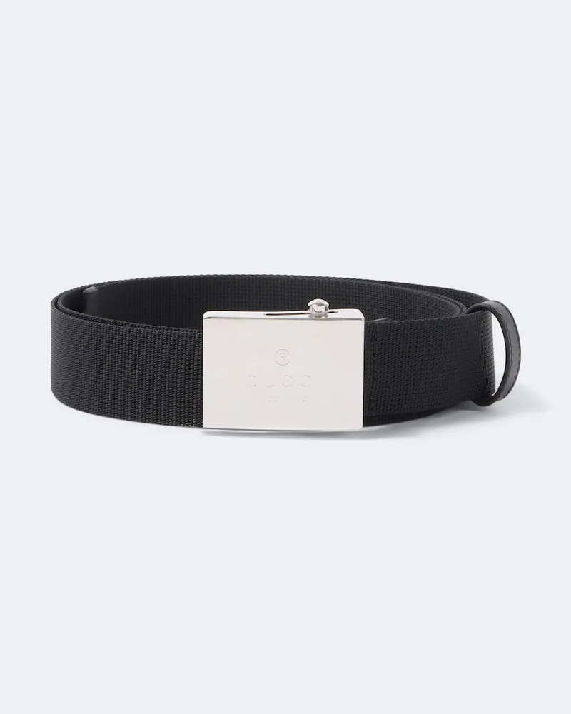 Gucci Cintura in canvas Nero