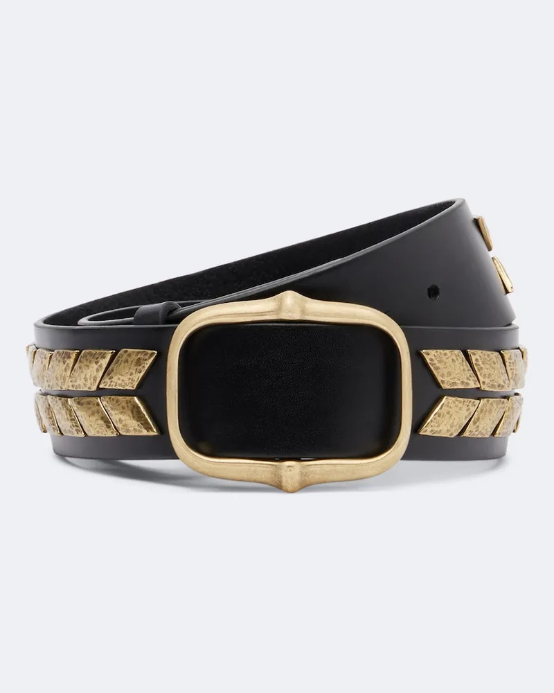 Isabel Marant Cintura Belja in pelle Nero