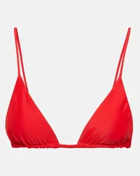 JADE SWIM Top bikini a triangolo Via Rosso