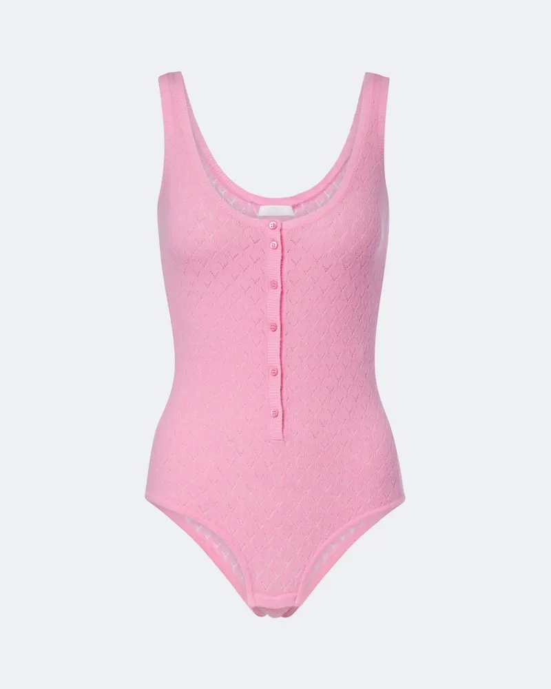 Eres Body Gourmandise in misto lana pointelle Rosa