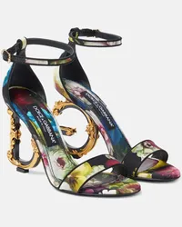 Dolce & Gabbana Sandali Baroque DG con stampa floreale Multicolore