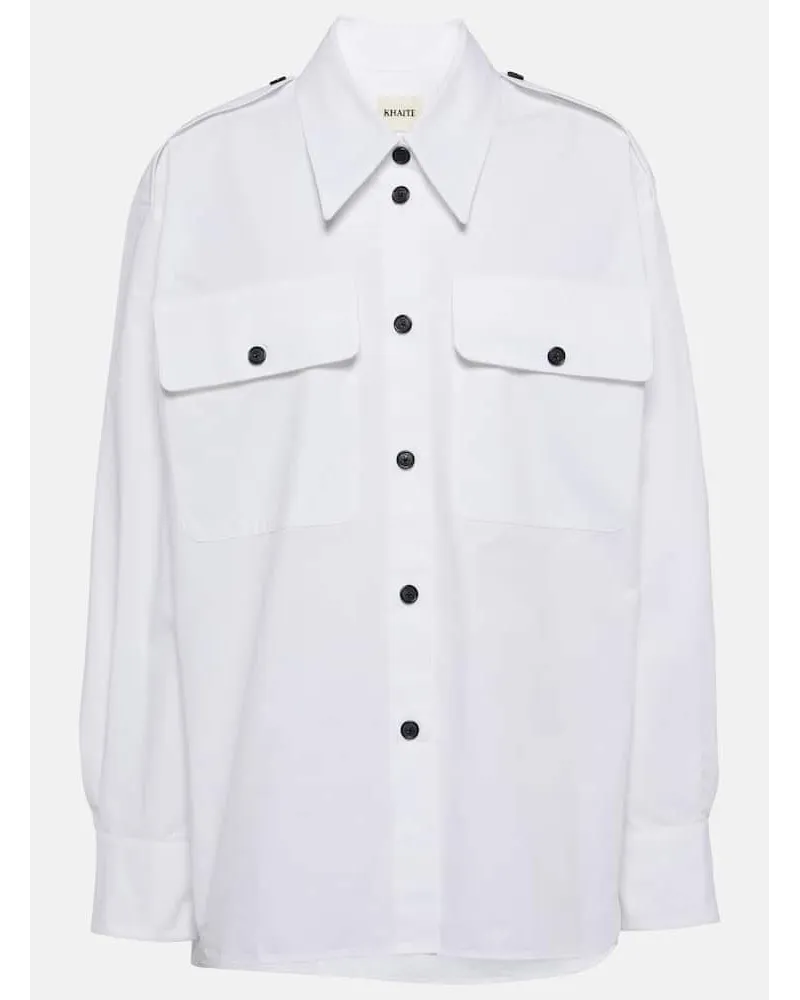 KHAITE Camicia Missa in cotone Bianco