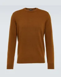 Ermenegildo Zegna Pullover in cashmere Marrone