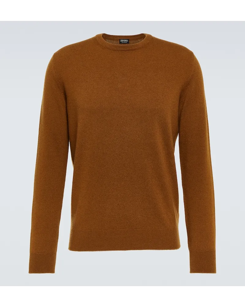 Ermenegildo Zegna Pullover in cashmere Marrone