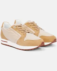 Loro Piana Sneakers My Wind in pelle Beige