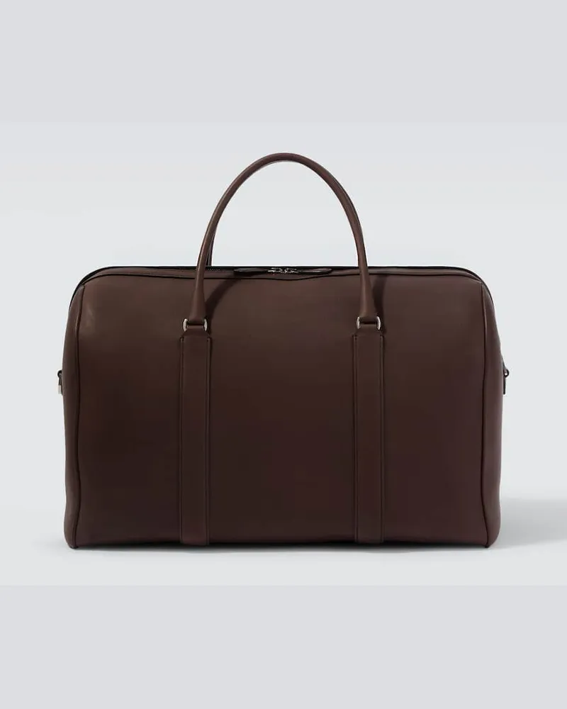 The Row Borsa da viaggio Iowa in pelle Marrone