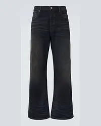 Acne Studios Jeans a gamba larga e vita alta Blu