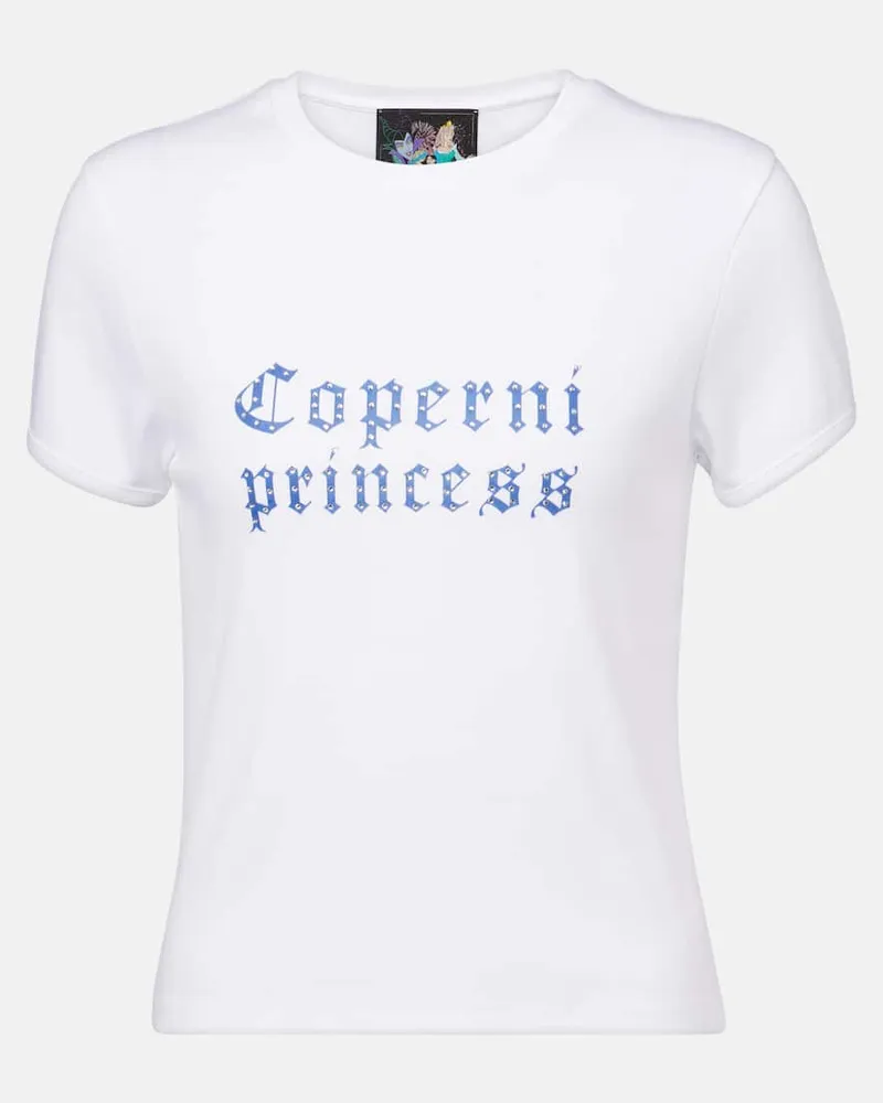 COPERNI X DisneyÂ® - T-shirt Princess in jersey Bianco
