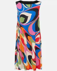 Emilio Pucci Abito corto Onde Multicolore