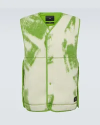 Y-3 Gilet in pile di misto lana Bianco