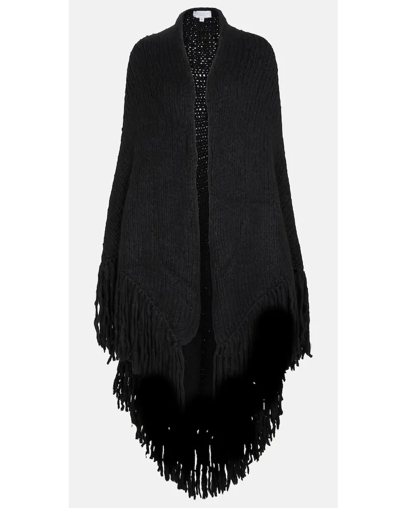 Gabriela Hearst Scialle Lauren in cashmere Nero