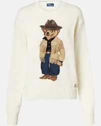 Ralph Lauren Pullover Polo Bear in cotone Beige