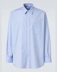 The Row Camicia Cardiff in cotone a quadri Blu