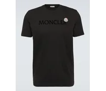 Moncler T-shirt in cotone Nero