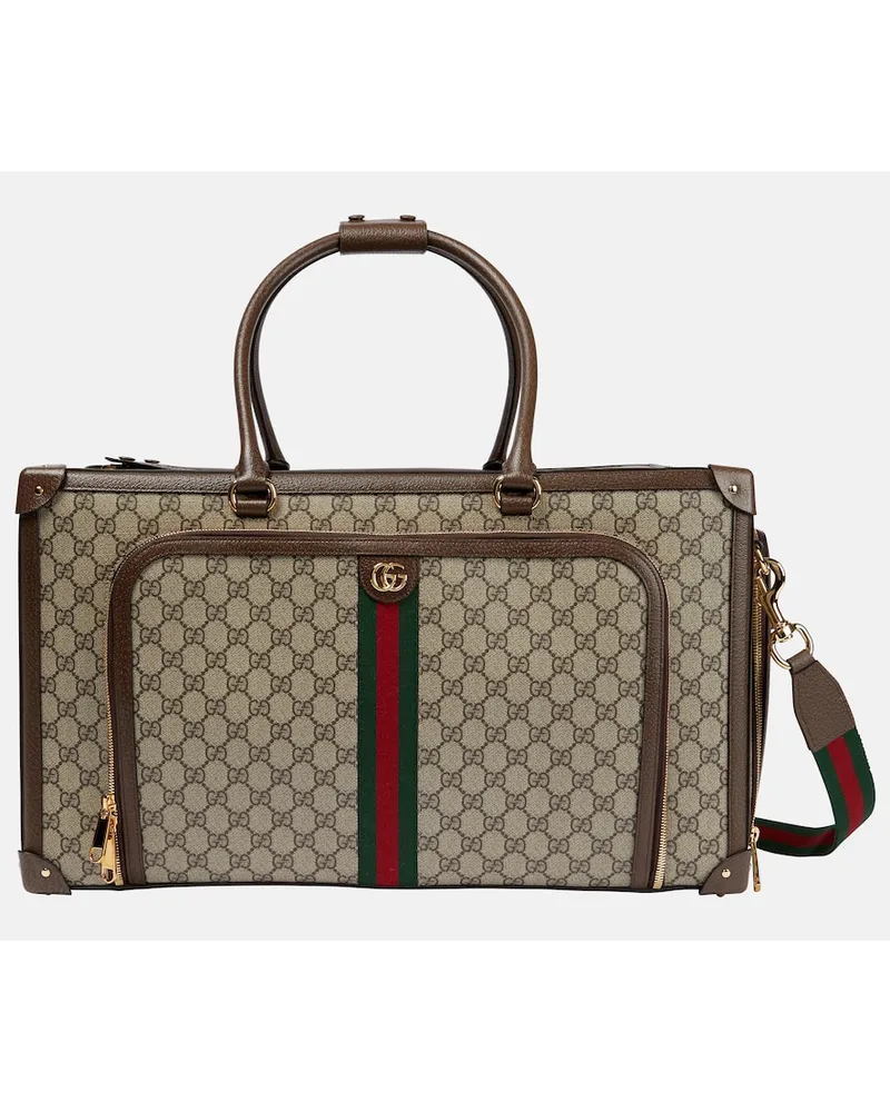 Gucci Borsa per cani in canvas GG Supreme Multicolore